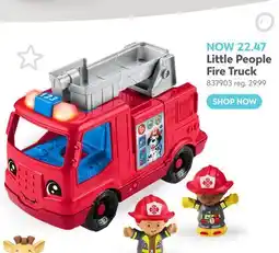 Toys R us Fisher-Price Little People Fire Truck offer