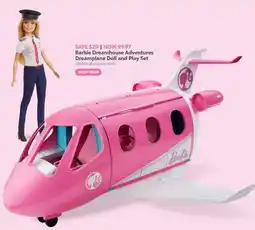 Toys R us Barbie Dreamhouse Adventures Dreamplane Doll and Play Set offer