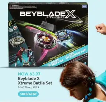 Toys R us Beyblade X Xtreme Battle Set offer
