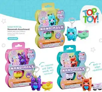 Toys R us Hasbro Nanomals Assortment offer
