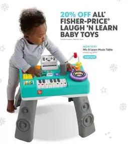 Toys R us Fisher-Price Mix & Learn Music Table offer