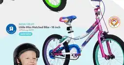 Toys R us Little Miss Matched Bike - 18 inch offer