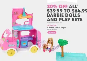 Toys R us Chelsea 2-in-1 Camper offer