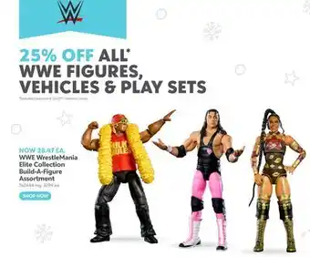 Toys R us WWE Wrestle Mania Elite Collection Build-A-Figure Assortment offer
