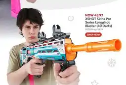 Toys R us XSHOT Skins Pro Series Longshot Blaster (40 Darts) offer