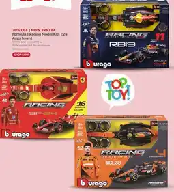 Toys R us Bburago Formula 1 Racing Model Kits 1:24 Assortment offer