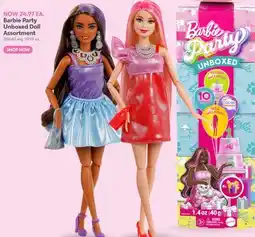 Toys R us Barbie Party Unboxed Doll Assortment offer