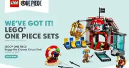 Toys R us LEGO ONE PIECE Buggy the Clown's Circus Tent offer