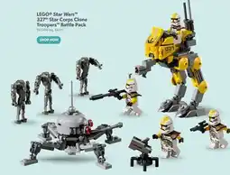 Toys R us LEGO Star Wars 327th Star Corps Clone Troopers Battle Pack offer