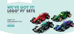 Toys R us LEGO F1 Collectible Race Cars offer