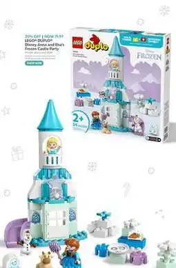 Toys R us LEGO DUPLO Disney Anna and Elsa's Frozen Castle Party offer