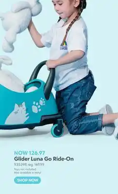 Toys R us Yvolution Glider Luna Go Ride-On offer