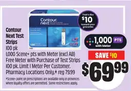 Chalo FreshCo Contour Next Test Strips 100 pk offer