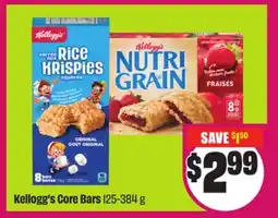 Chalo FreshCo Kellogg's Core Bars 125-384 g offer