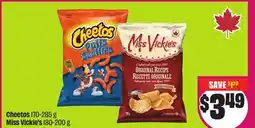 Chalo FreshCo Cheetos 170-285 g Miss Vickie's 180-200 g offer