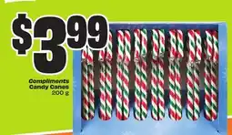 Chalo FreshCo Compliments Candy Canes 200 g offer
