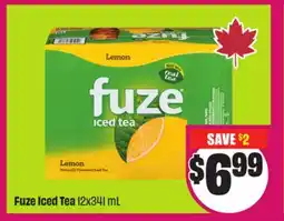 Chalo FreshCo Fuze Iced Tea 12x341 mL offer