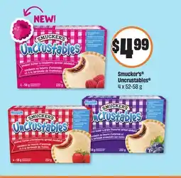 Chalo FreshCo Smucker's Uncrustables 4 x 52-58 g offer