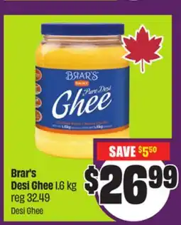 Chalo FreshCo Brar's Desi Ghee 1.6 kg offer