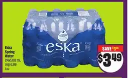 Chalo FreshCo Eska Spring Water 24x500 mL offer