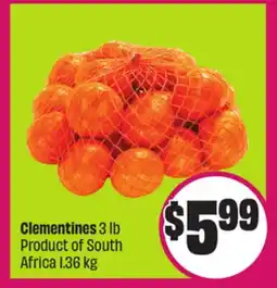 Chalo FreshCo Clementines 3 lb Product of South Africa 1.36 kg offer