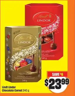 Chalo FreshCo Lindt Lindor Chocolate Cornet 540 g offer