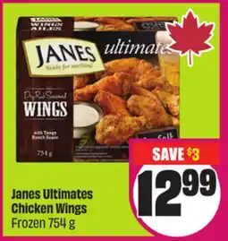 Chalo FreshCo Janes Ultimates Chicken Wings Frozen 754 g offer