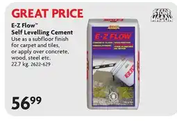 Home Hardware E-Z Flow Self Levelling Cement offer