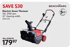 Home Hardware Electric Snow Thrower offer