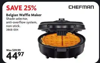 Home Hardware Belgian Waffle Maker offer
