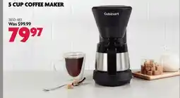 Home Hardware 5 CUP COFFEE MAKER offer