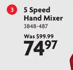Home Hardware 5 Speed Hand Mixer offer