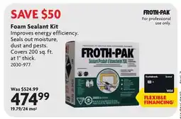 Home Hardware Foam Sealant Kit offer
