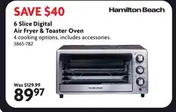 Home Hardware 6 Stainless Steel Air Fryer & Toaster Oven offer
