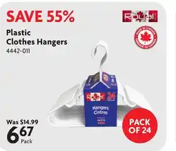 Home Hardware Plastic Clothes Hangers offer