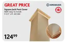 Home Hardware Square Jack Post Cover offer