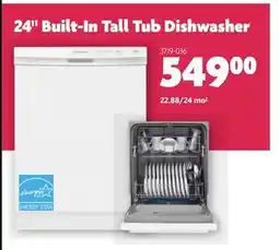 Home Hardware 24 Built-In Tall Tub Dishwasher offer