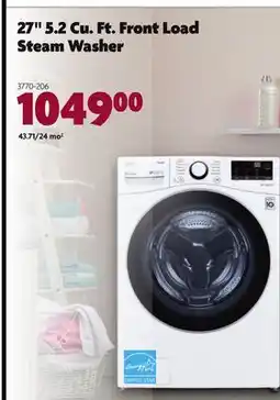 Home Hardware 27 5.2 Cu. Ft. Front Load Steam Washer offer