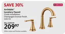 Home Hardware Archdale Lavatory Faucet offer