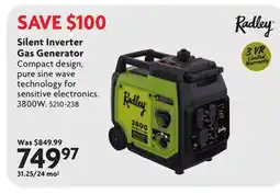 Home Hardware Silent Inverter Gas Generator offer