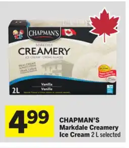 Foodland CHAPMAN'S Markdale Creamery Ice Cream offer