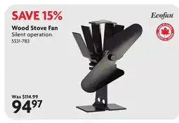 Home Hardware Wood Stove Fan offer