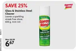 Home Hardware Glass & Stainless Steel Cleaner offer
