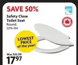 Home Hardware Safety Close Toilet Seat offer