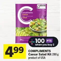 Foodland COMPLIMENTS Caesar Salad Kit offer