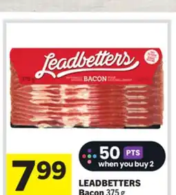 Foodland LEADBETTERS Bacon offer
