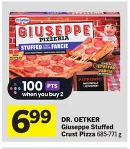 Foodland DR. OETKER Giuseppe Stuffed Crust Pizza offer
