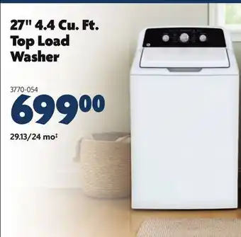 Home Hardware 27 4.4 Cu. Ft. Top Load Washer offer