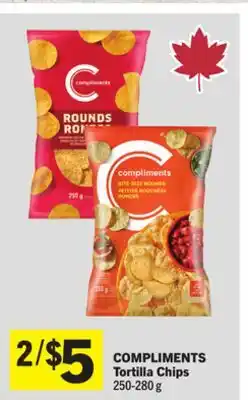 Foodland COMPLIMENTS Tortilla Chips offer