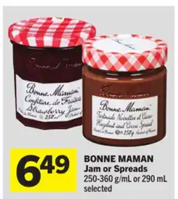 Foodland BONNE MAMAN Jam or Spreads offer